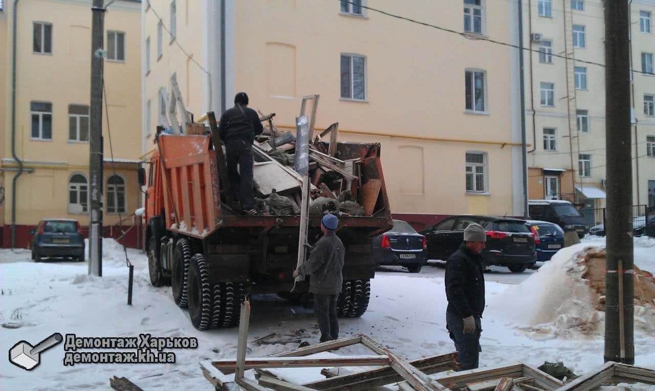 Вывоз строительного мусора